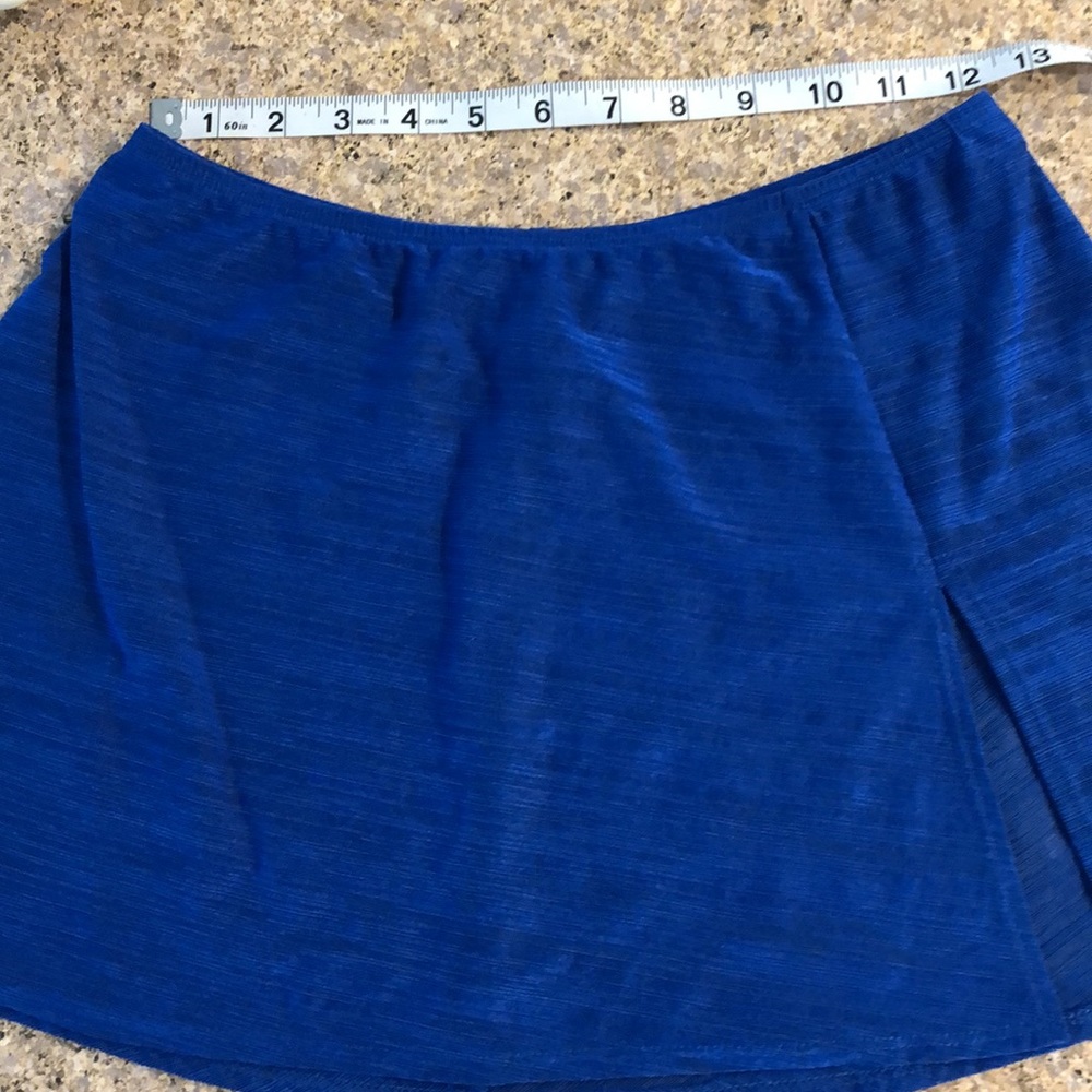 La Blanca Swim Skirt Cover Up Blue Size M - Picture 5 of 11